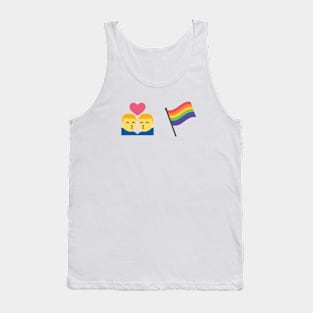 BoyHeartBoy Emoji Graphic Tank Top